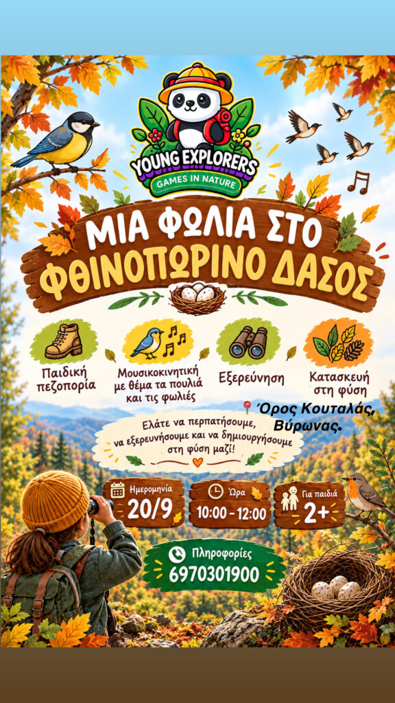 Μια φωλιά στο φθινοπωρινό δάσος 20/9